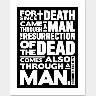 1 Corinthians 15:21 Resurrection Posters and Art